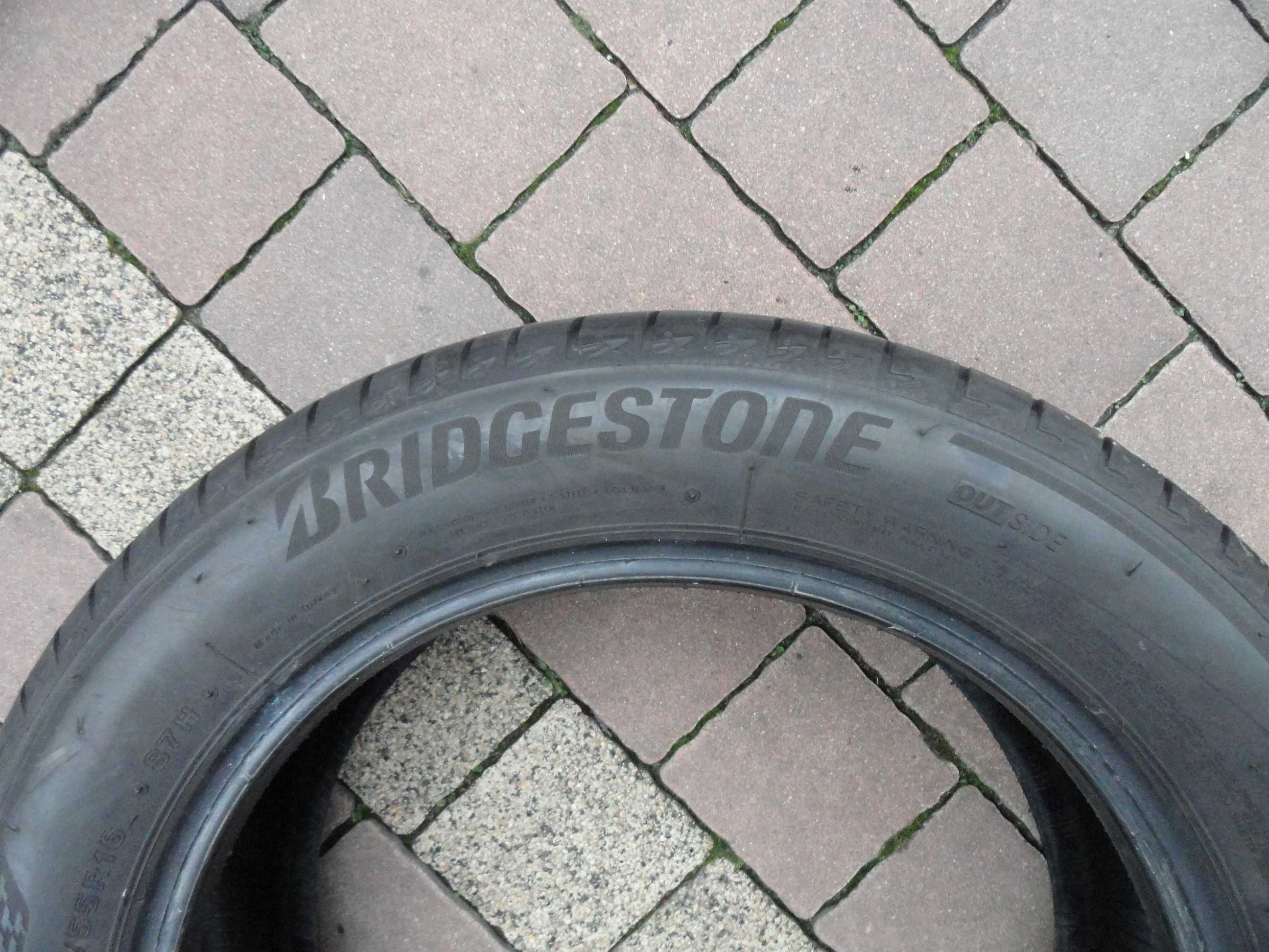 195/55R16 Bridgestone Komplet 4 sztuki LATO 2020 rok