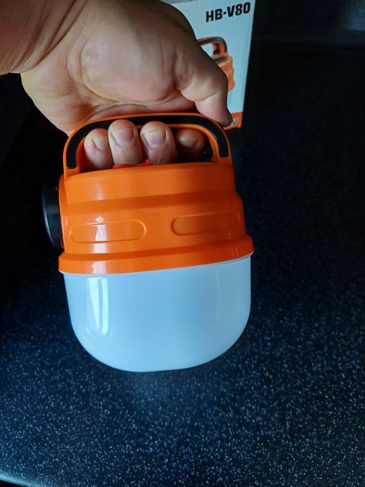 Ліхтар із сонячною панеллю Solar HB-V80 з сонячною панеллю 80W Помаран