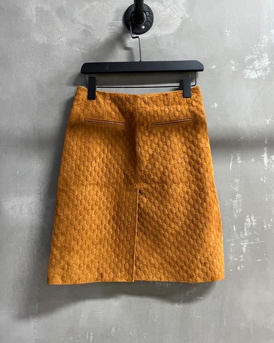 Spódnica skóra naturalna Gucci