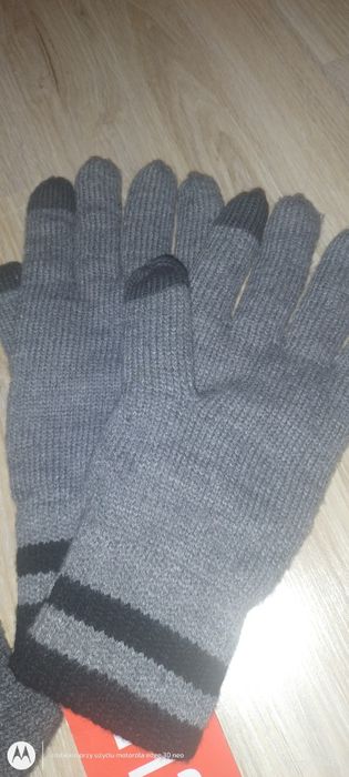 Dwie pary grubych zimowych rękawiczek męskich - rozmiar L