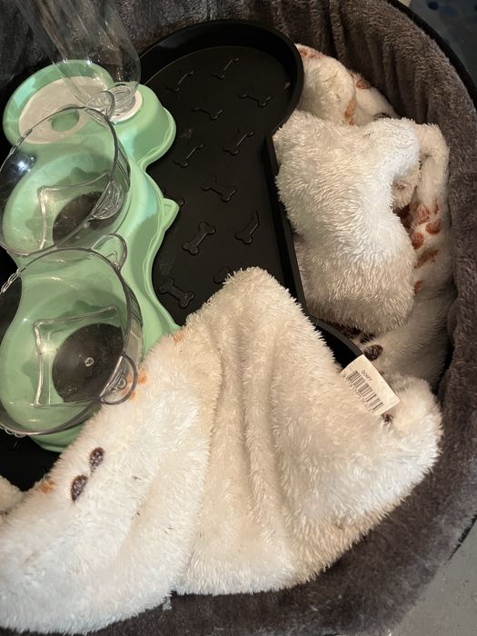 Manta cama e refeicao