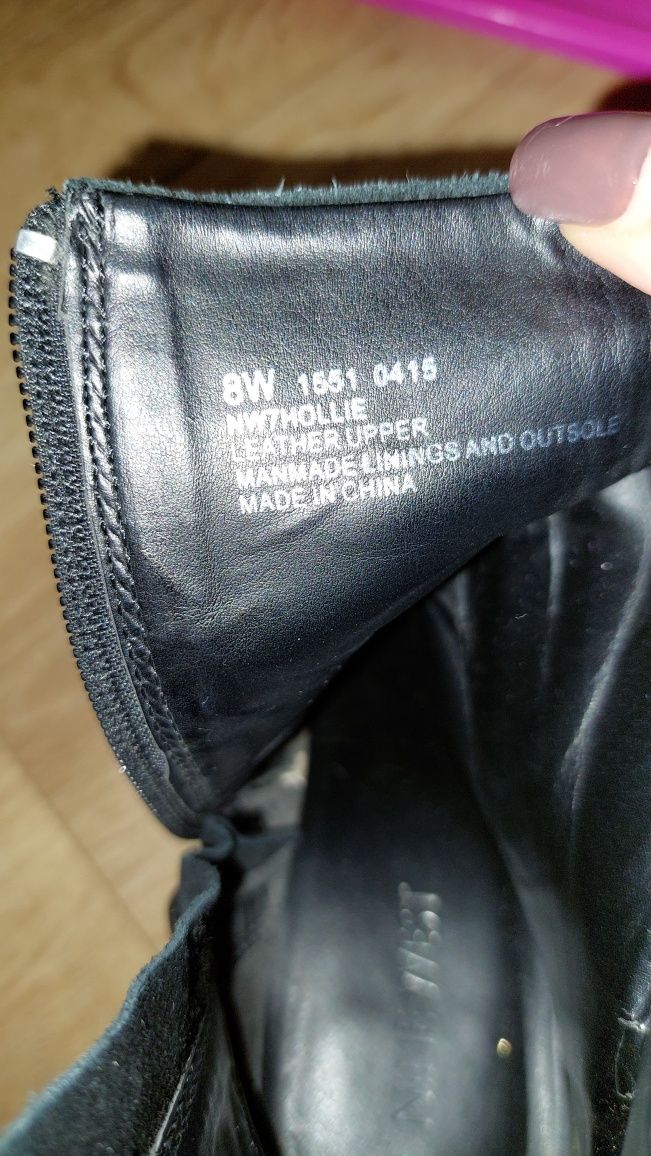 botki skórzane Nine West r. 39