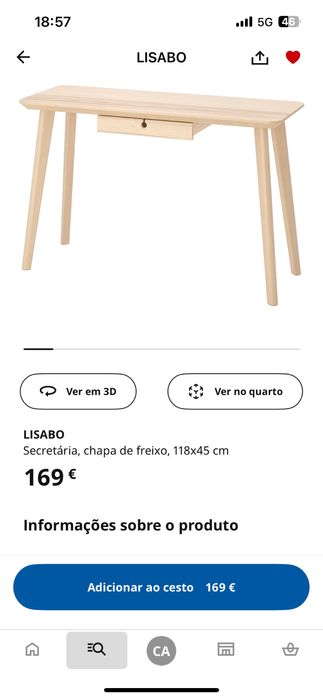 Vendo secretaria ikea