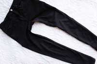 TOMMY HILFIGER jeansy damskie czarne 27/32 34 XS