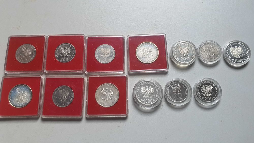 moneta próba prl  - 13 szt