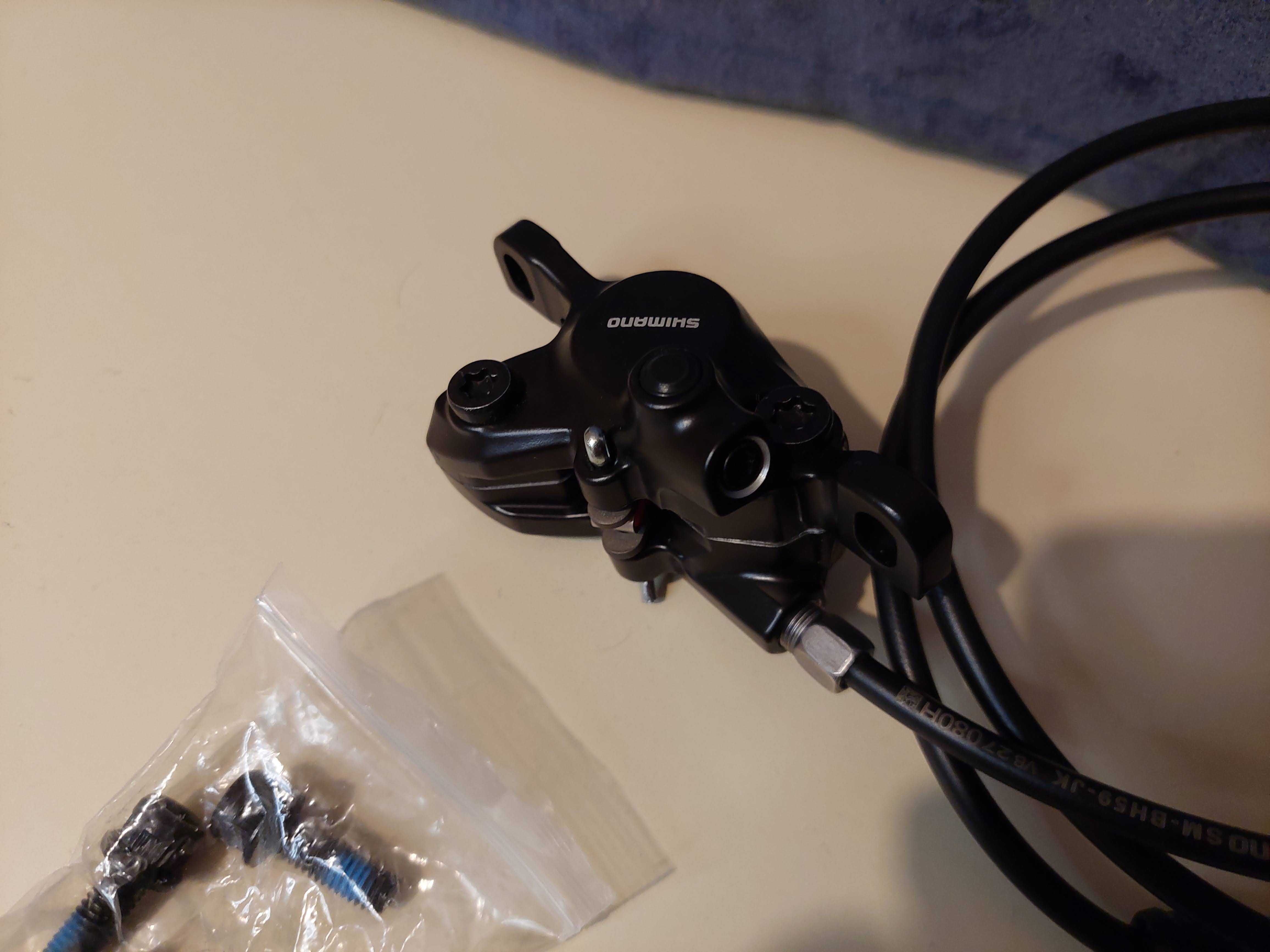 Travões hidraulicos SHIMANO BR MT200 oleo mineral disco