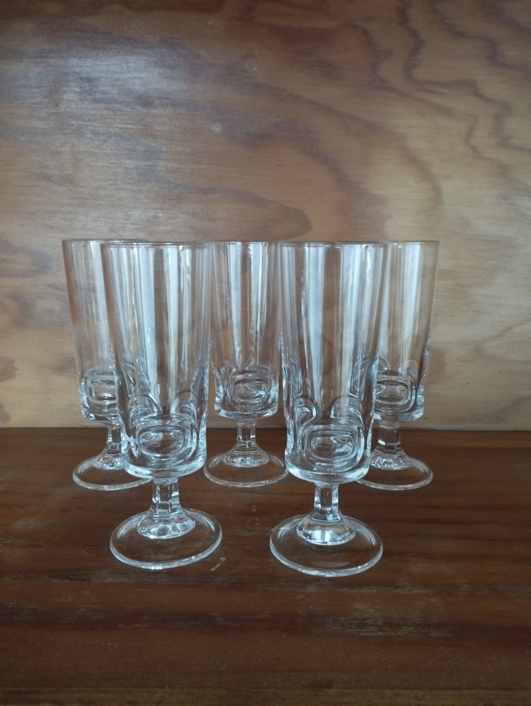 Copos/Flutes Champanhe - Cristal - Anos 70