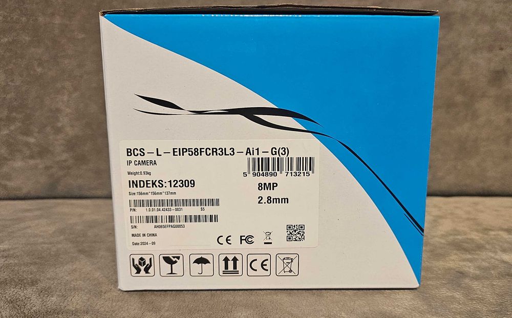 Kamera kopułkowa BCS-L-EIP58CR3L3-Ai1-G night color