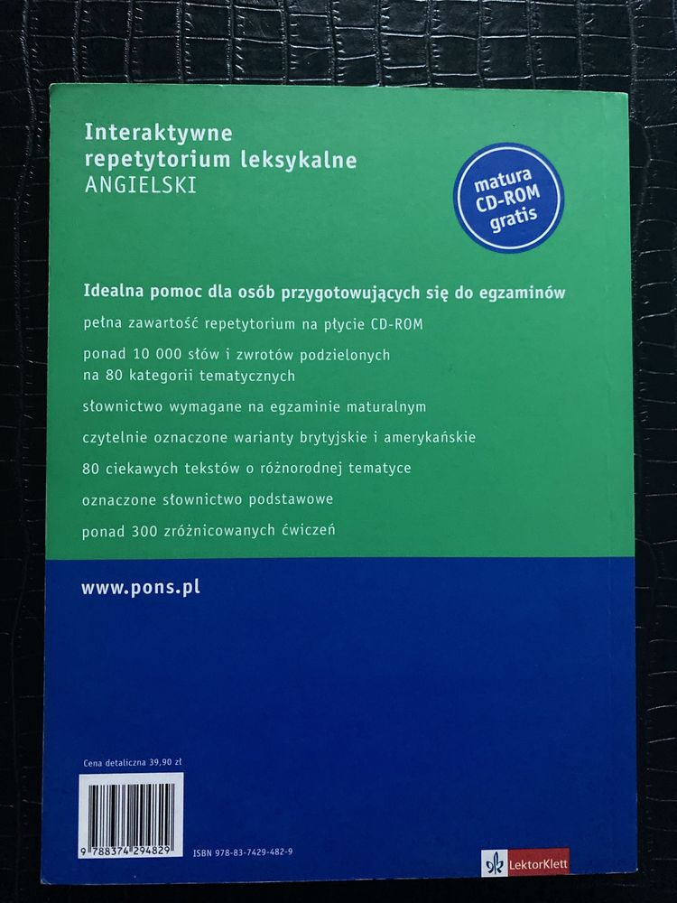 Pons. Interaktywne repetytorium leksykalne Angielski