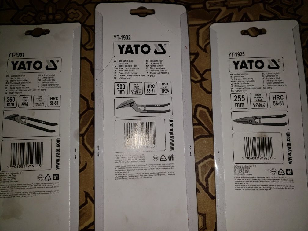 Продам ножницы по металлу YATO, Польша