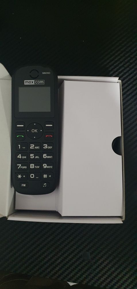 Maxcom Telefone Fixo Mm35d Preto One Size / EU Plug