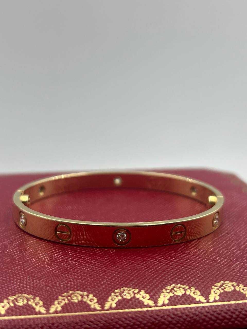 Zota bransoletka 14k z brylantami 30.70g