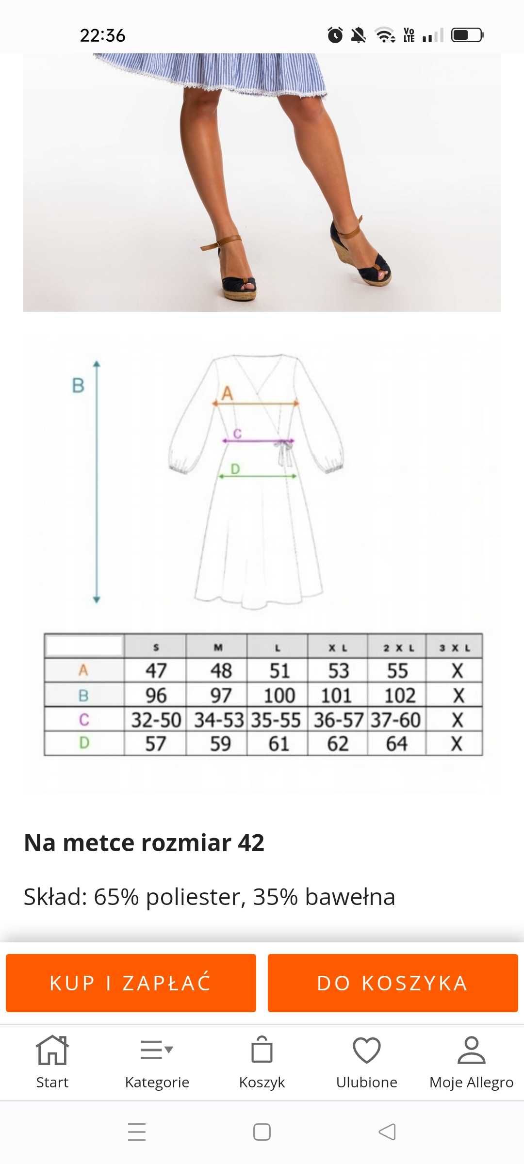 NOWA piękna sukienka w paski