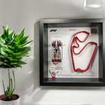 Рамка 2в1 Panini F1 McLaren-Mercedes MP4/23 та траса São Paulo GP 2008