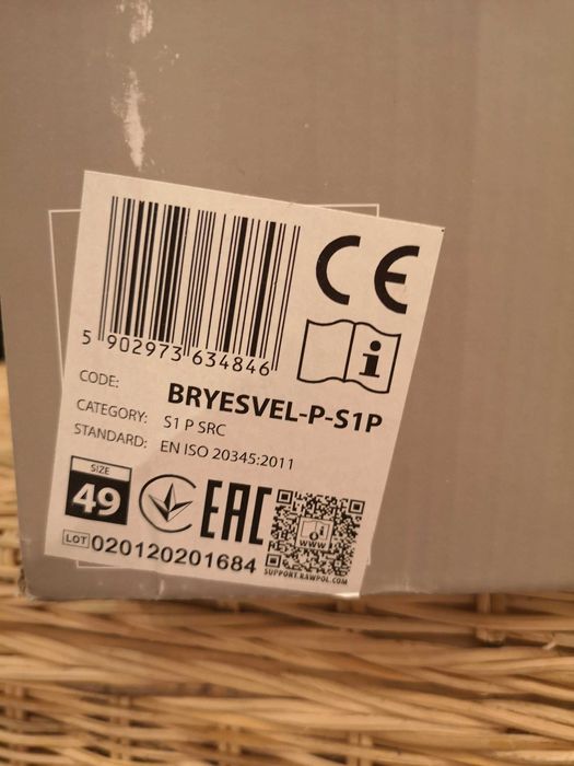 Półbuty ochronne S1P r.49