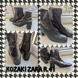 Kozaki skórzane Zara R.41