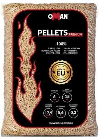 Pellet OMAN Premium Opał Workowany Paleta