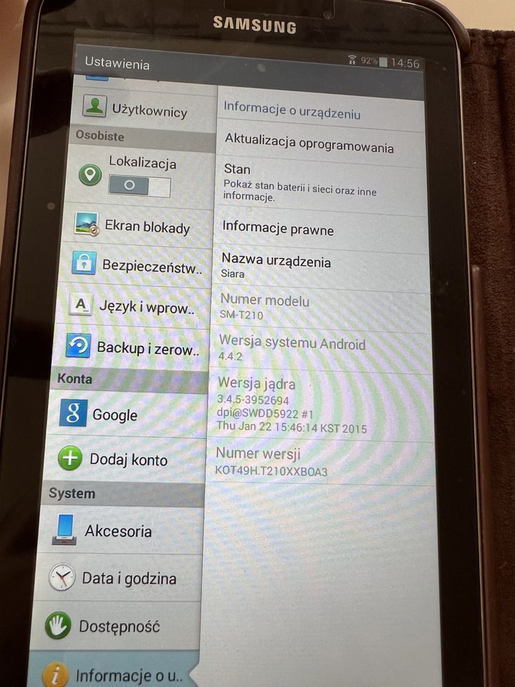 Samsung Galaxy Tab 3 T210