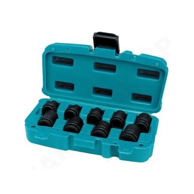 Nasadki udarowe calowe metryczne CR-MO 9szt Makita