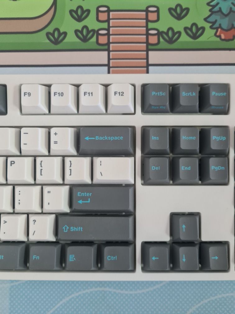 Leopold FC900R White and Grey PD Wired Keyboard / Леопольд клавиатура