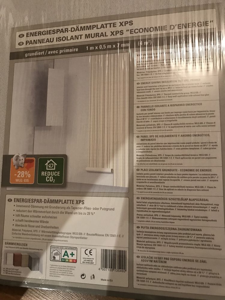 płyta energooszczędna XPS CLIMAPOR 7mm