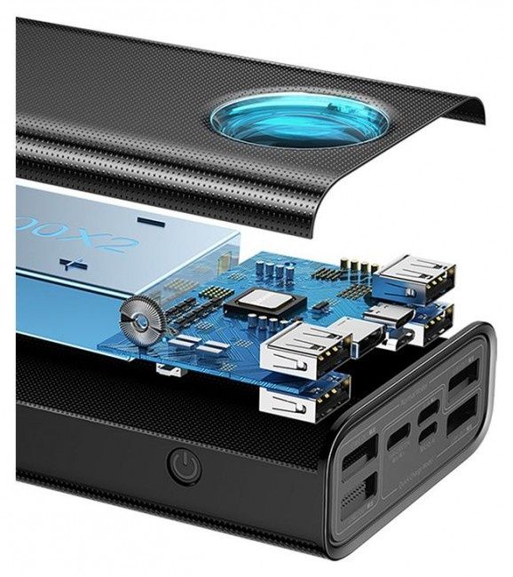 Павербанк Baseus amblight 65W 30000 mha чорний