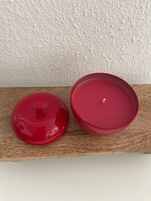 Новогодние подарочные свечи ЯБЛОКО Икеа