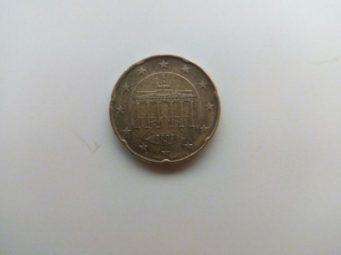 20 Euro Cent 2002 года - 2 штуки