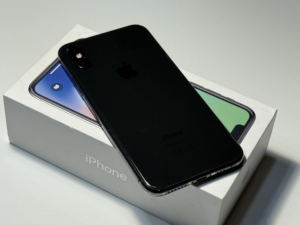 iPhone XS 256 GB Czarny # Bateria 73 %# Stan BDB # Komplet