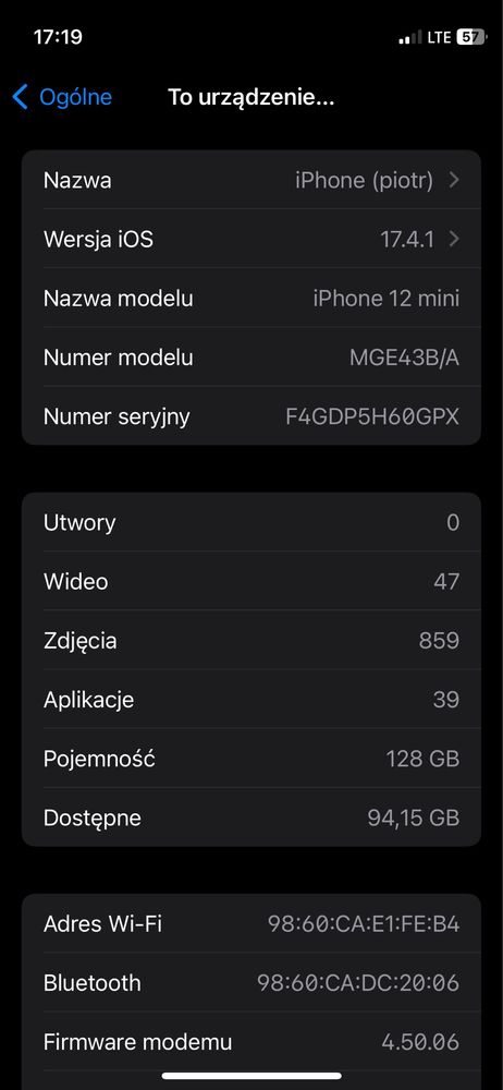 Iphone 12 mini 128 gb