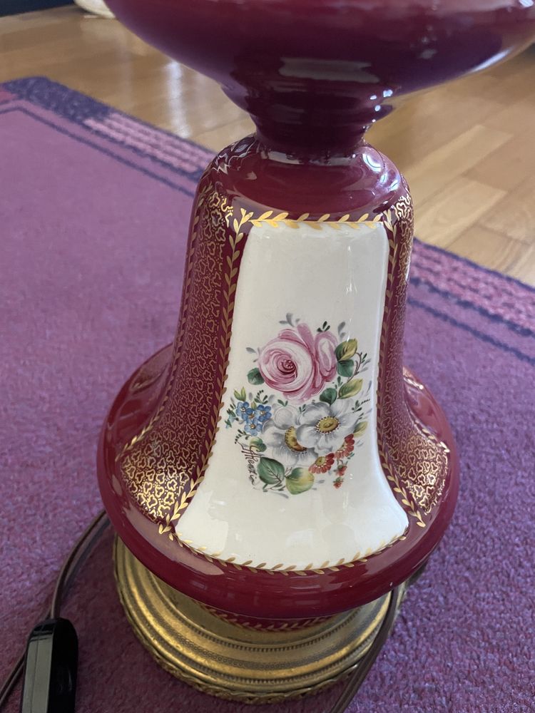 Candeeiros em porcelana