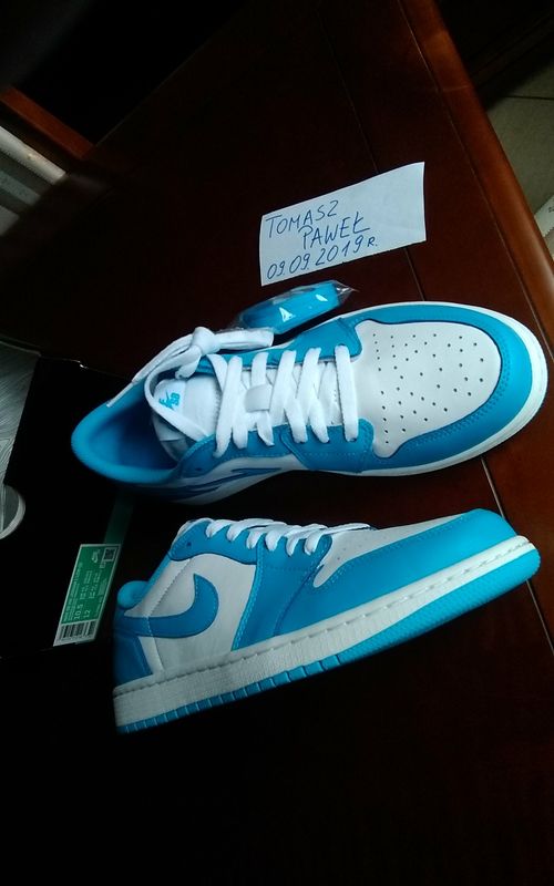 (r.44,5) Nike Jordan 1 Low SB UNC ERIC KOSTON Jordan 1 University Blue