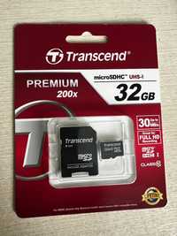 Карта пямяті Transcend microSD 32GB