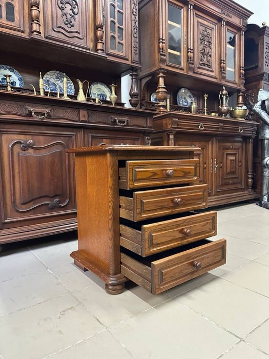 Тумба приліжкова дуб 3643 комод дерево 3644