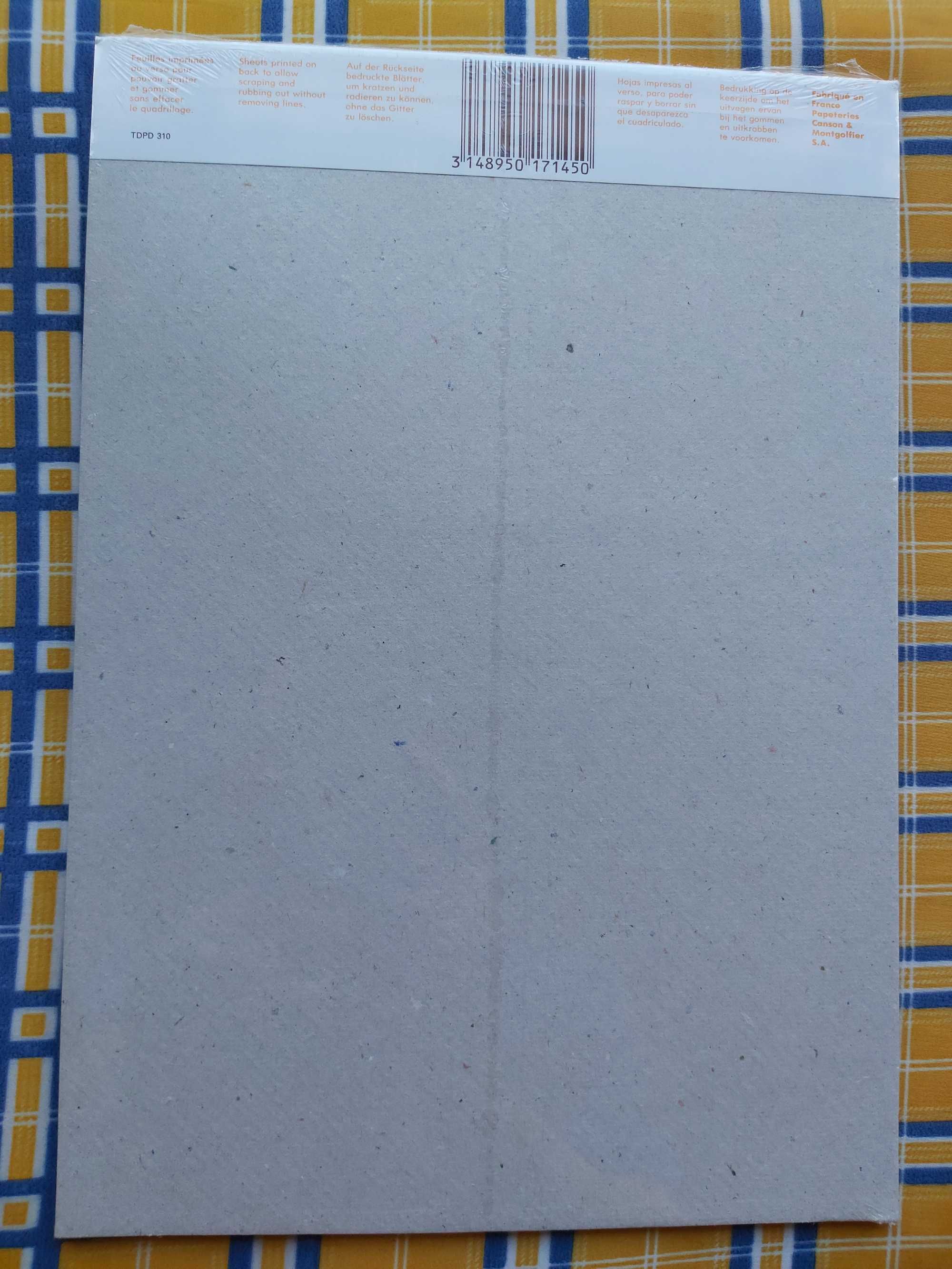 Bloco de 50 folhas de Papel Vegetal Milimétrico da Canson (NOVO)