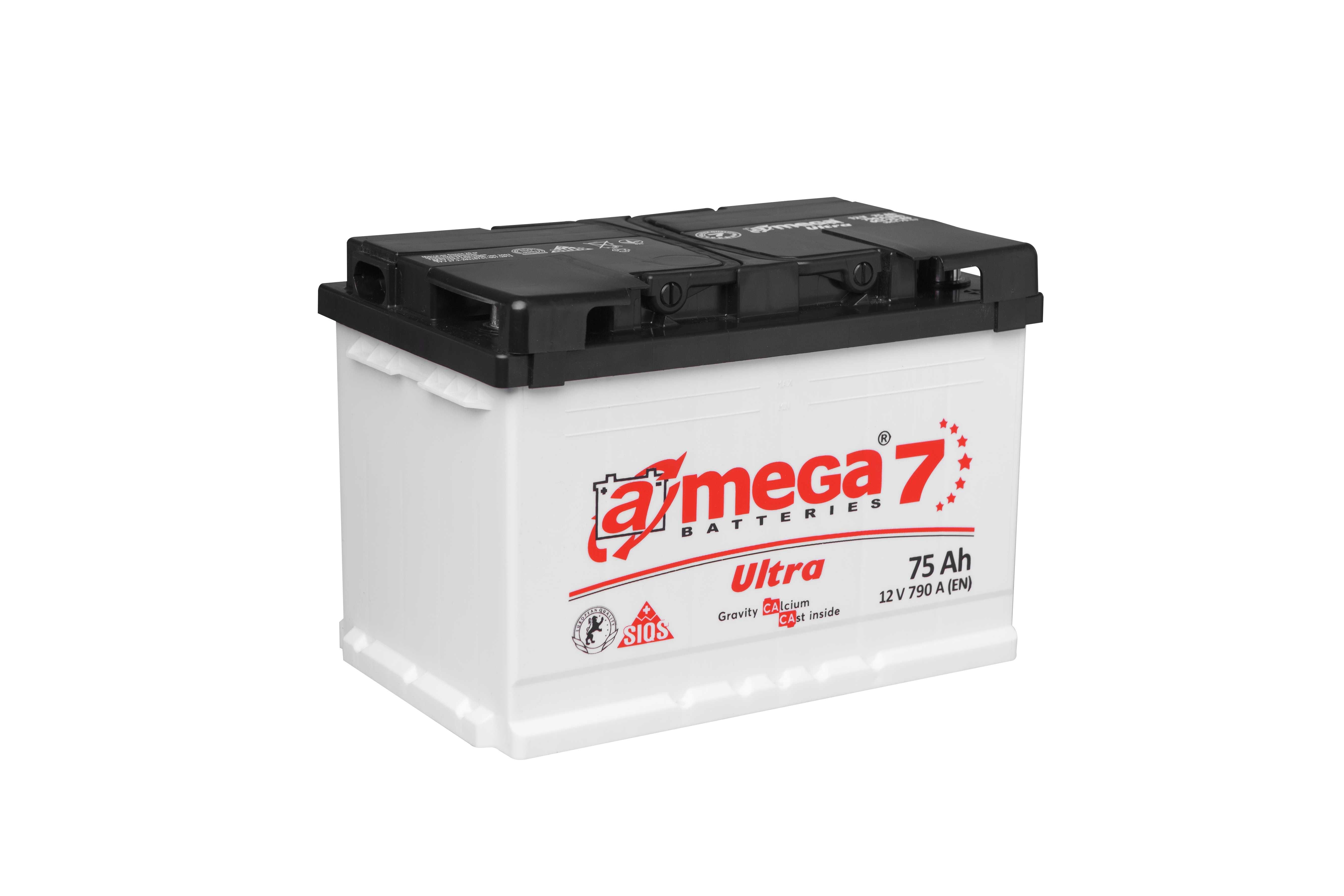Akumulator Amega 75 Ah 790 A (EN) ULTRA M7 + GRATIS ZA 50ZŁ