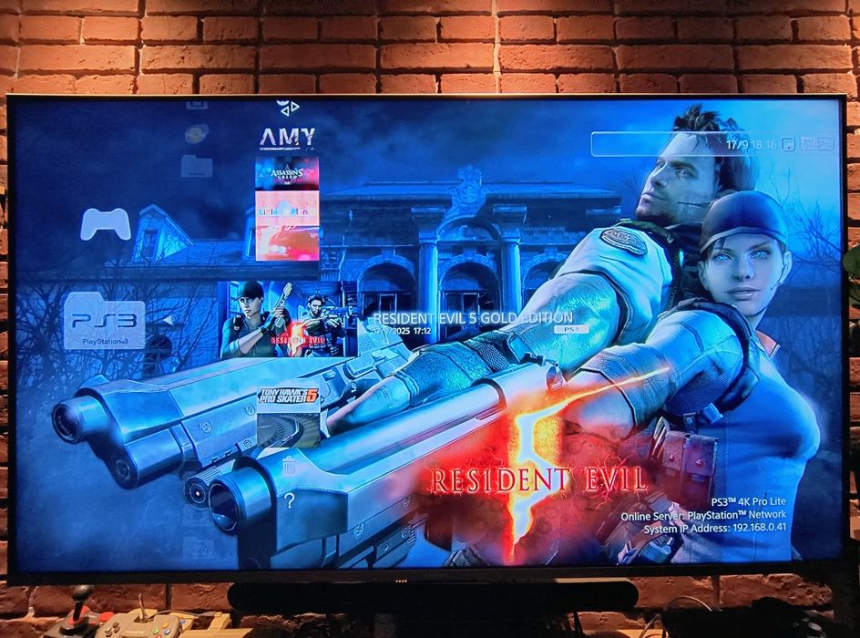 Playstation 3 Slim przerobiona HFW 4 92 HEN 4K PRO MOD zestaw