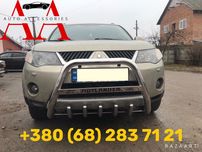 Кенгурятник Mitsubishi Outlander 2007-2012 Боковые пороги