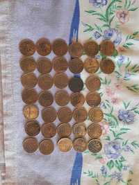 Монети срср,2 копійки,37 шт.