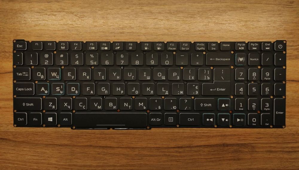 Клавіатура Acer predator helios 300 ph31552, ph31751, acer nitro 5 an5
