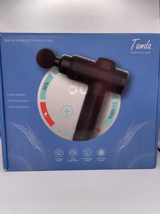 Tamda-MS-07 Масажний пістолет  Massage Gun 3000mAh 10 насадок