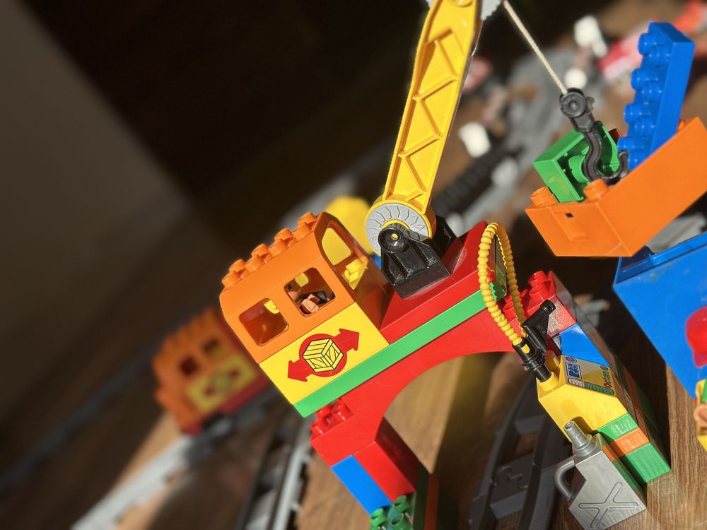 Lego duplo kolejka tory pociagi MEGA ZESTAW ok 150 elementow