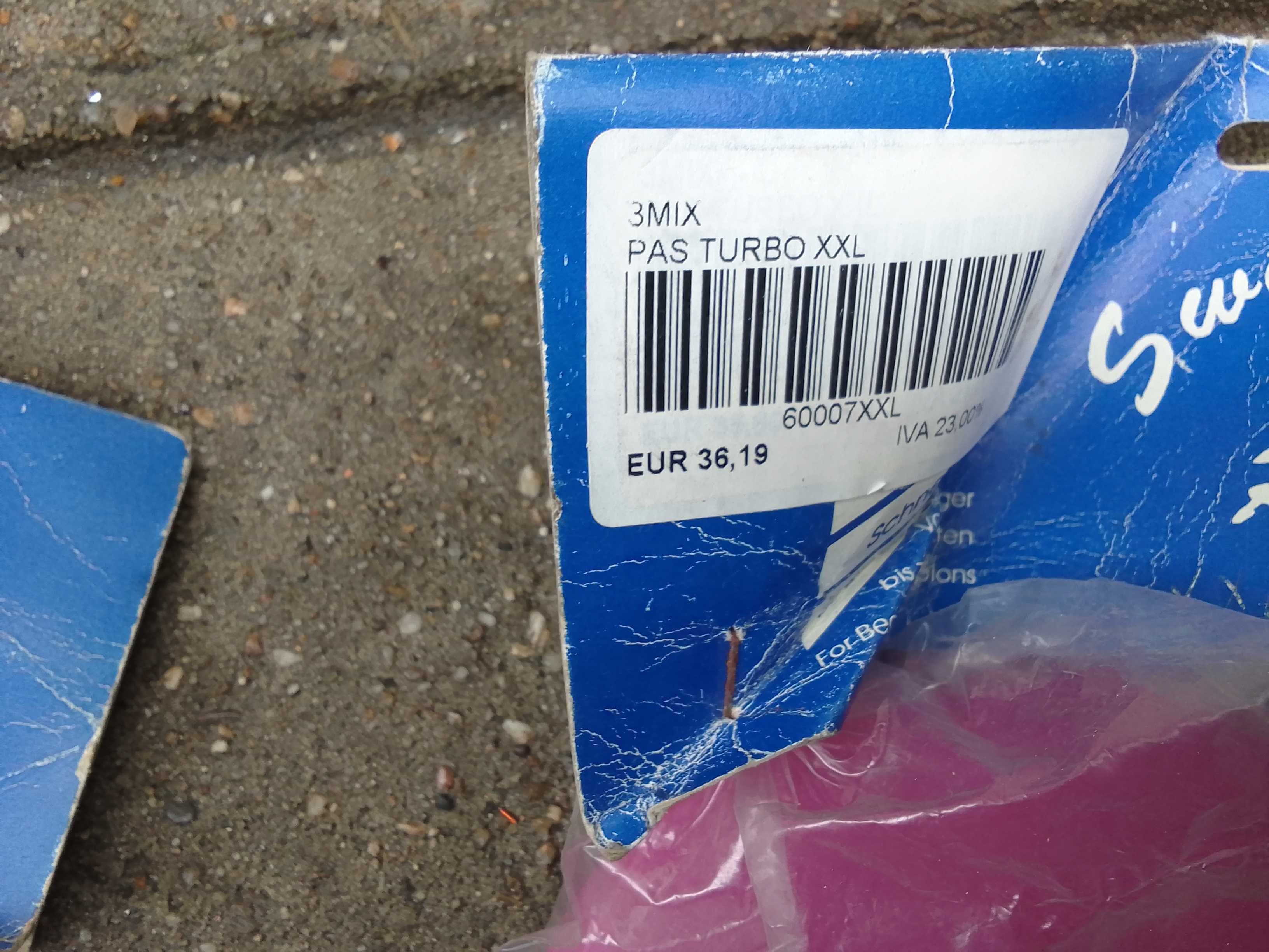 2 pares de pás de natação