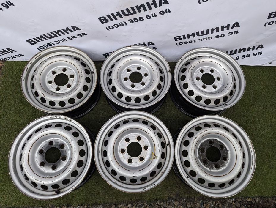 Диски металеві R 16 6/130 6.5j et 62. Мерседес Спрінтер 906. Крафтер.
