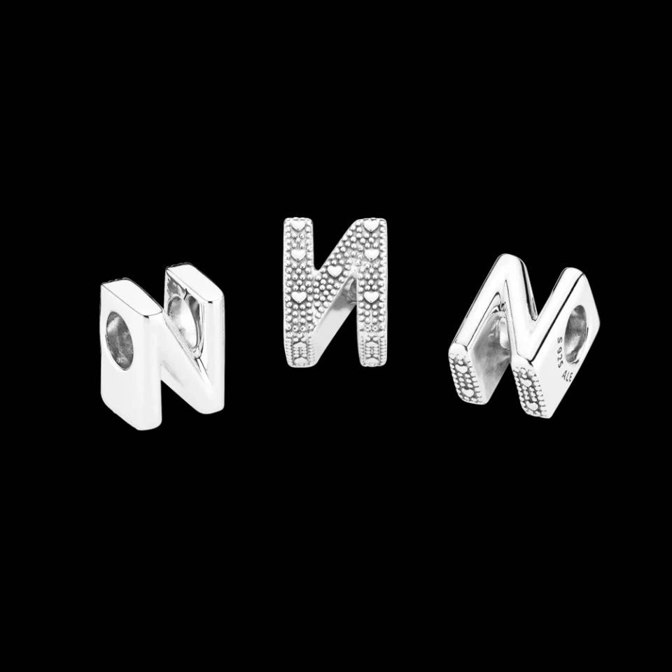 Намистина пандора "Літера N"