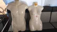 Modeladores de roupa, Manequins, femenino e masculinos