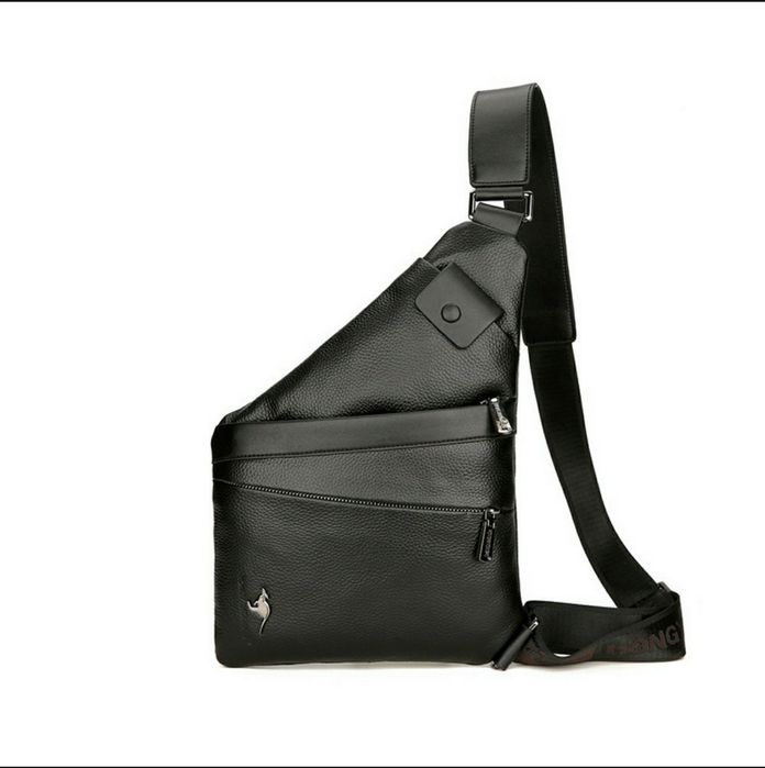 Сумка-кобура-месенджер ArtX Style Чорний Шкіра