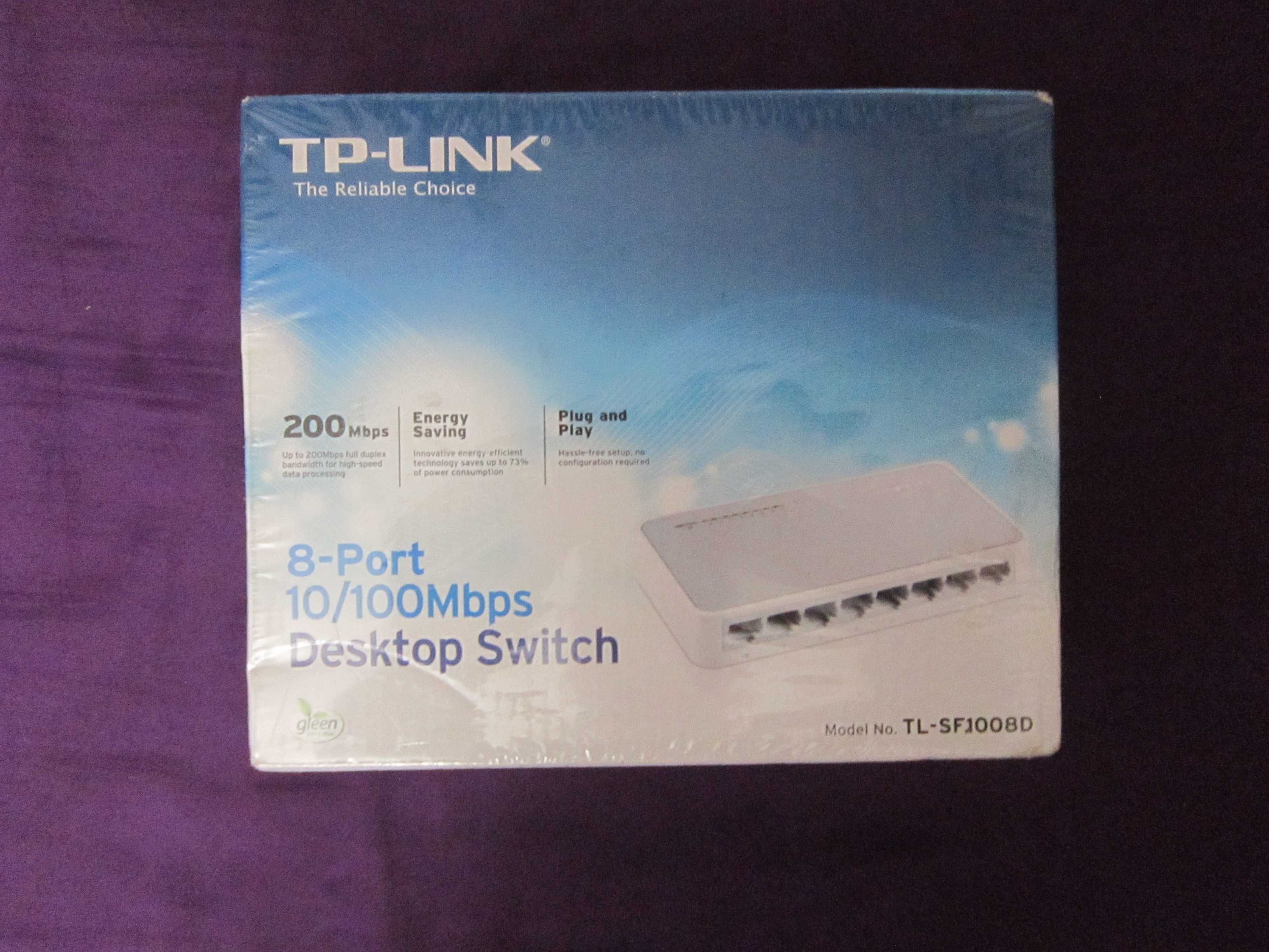 Switch TP-LINK TL-SF1008D Nowy zapakowany fabrycznie