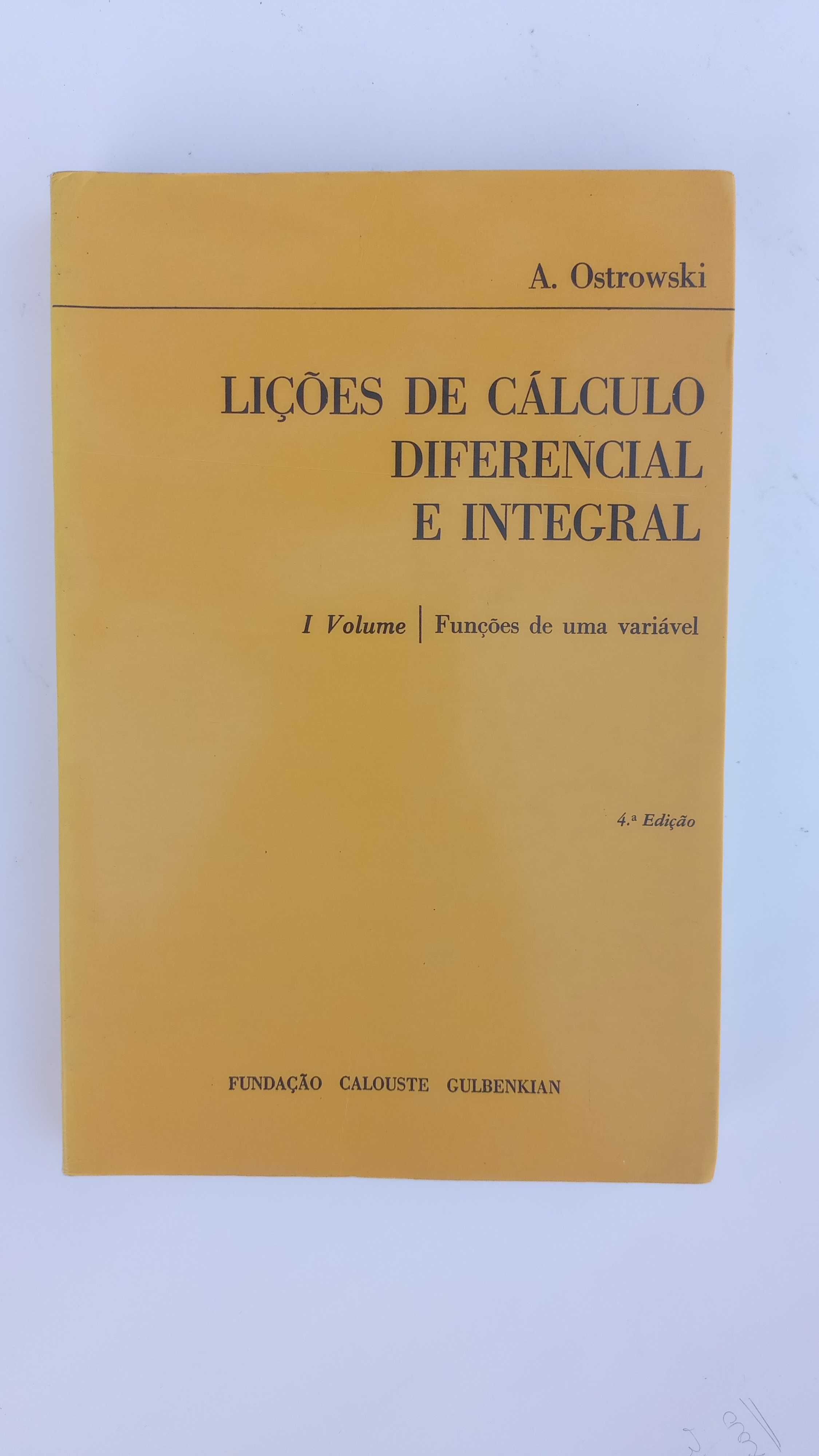 Lições de Cálculo Diferencial e Integral