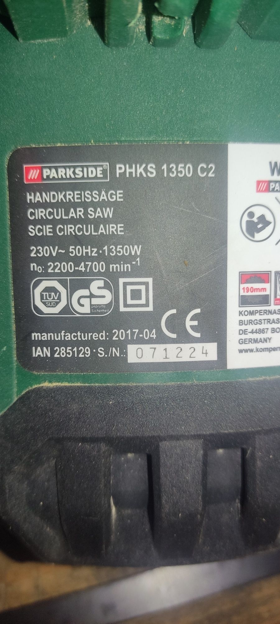 Piła Parkside phks 1350 C2